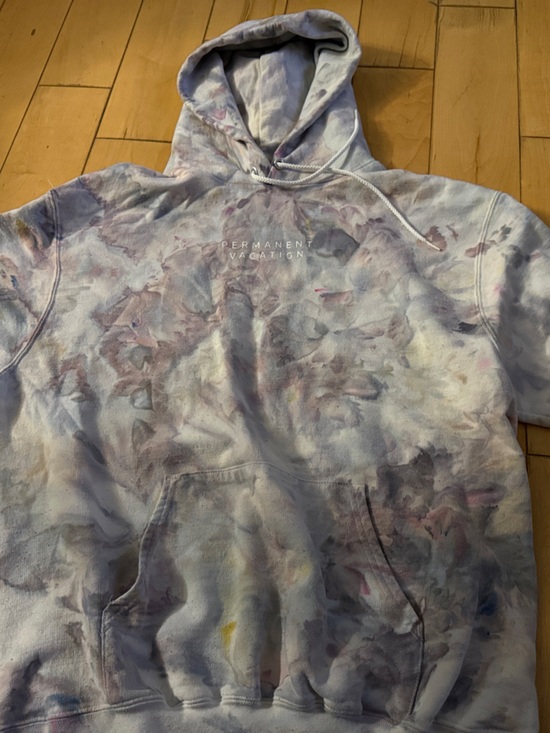 Champion X Eco Other - Men's Tie-Dye Zip-Up Hoodie - Light Lavender Multi